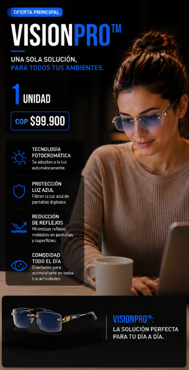 VisionPro Gafas Inteligentes Fotocromáticas